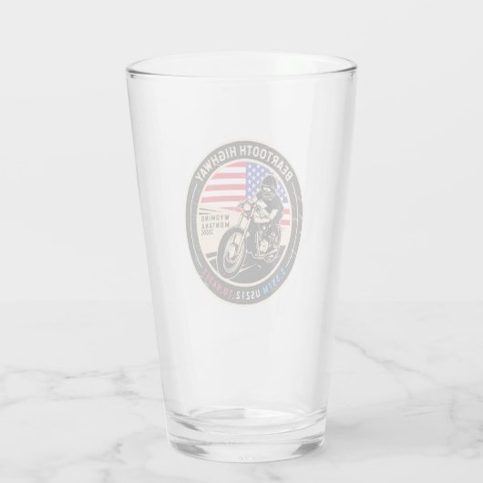 Beartooth Highway All American Road Motorcycle Glas (Achterkant)