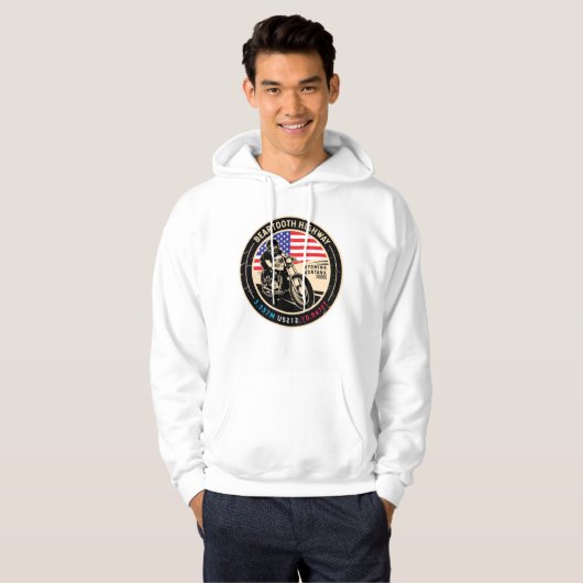 Beartooth Highway All American Road Motorcycle Hoodie (Voorkant volledig)