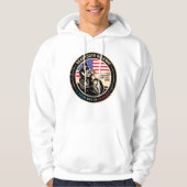 Beartooth Highway All American Road Motorcycle Hoodie (Voorkant)