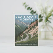 Beartooth Highway Briefkaart (Staand voorkant)