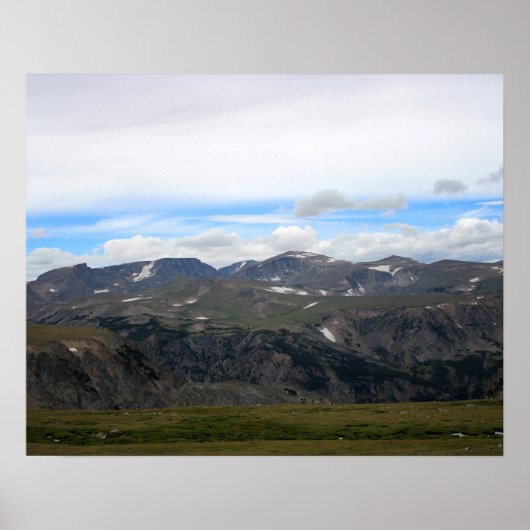 Beartooth Highway Landschap Kleur 16x20 Poster (Voorkant)