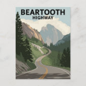 Beartooth Highway Montana Briefkaart (Voorkant)