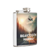 Beartooth Highway Montana Wyoming Eagle Heupfles (Rechts)