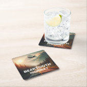 Beartooth Highway Montana Wyoming Eagle Kartonnen Onderzetters (Insitu)