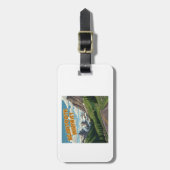 Beartooth Highway Montana Wyoming landschap Bagagelabel (Voorkant verticaal)