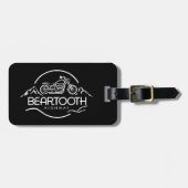 Beartooth Highway Montana Wyoming Motorcycle Bagagelabel (Voorkant horizontaal)