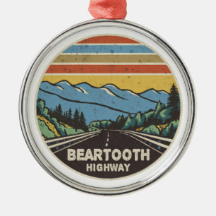 Beartooth Highway Montana Wyoming Mountains Metalen Ornament