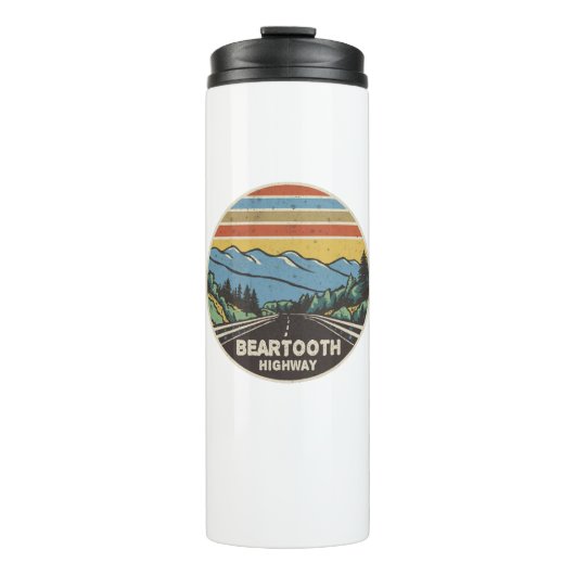 Beartooth Highway Montana Wyoming Mountains Thermosbeker (Voorkant)