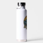 Beartooth Highway Montana Wyoming Retro Waterfles (Rechts)