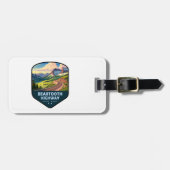 Beartooth Highway Montana Wyoming Schild Bagagelabel (Voorkant horizontaal)