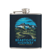 Beartooth Highway Montana Wyoming Vista Heupfles (Voorkant)