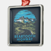 Beartooth Highway Montana Wyoming Vista Metalen Ornament (Links)
