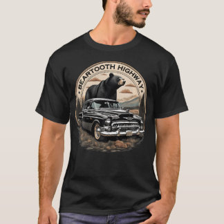 Beartooth Highway US 212 Montana Road T-shirt