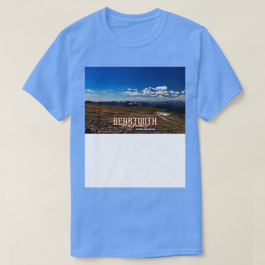 Beartooth Highway Wyoming en Montana TShirt 10 (Design voorkant)