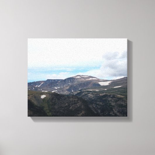 Beartooth Pass Kleur 11x14 Canvas Afdruk (Voorkant)