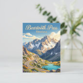 Beartooth Pass, Montana Briefkaart (Staand voorkant)