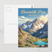 Beartooth Pass, Montana Briefkaart (Voorkant / Achterkant)