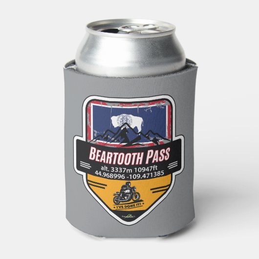 Beartooth Pass Motorfiets US 212 01 Blikjeskoeler (Blikje Voorkant)