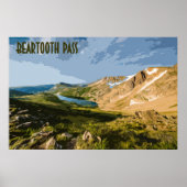 Beartooth Pass Vintage Poster (Voorkant)
