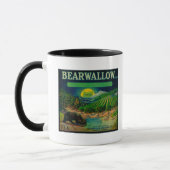 Bearwallow Apple Crate LabelHood River Mok (Links)