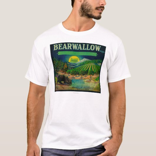 Bearwallow Apple Crate LabelHood River, OF T-shirt (Voorkant)