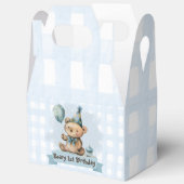 Beary 1e Verjaardag Favor/Candy Doos Bedankdoosjes (Open)