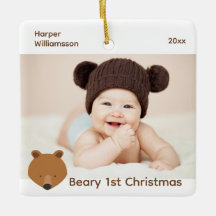 Beary 1st Foto Baby eerste kerstdag