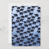 Beary Awesome 3rd Birthday Invitation Kaart (Achterkant)