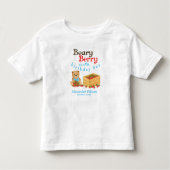 Beary Berry Cute Welp en Aardbeien Verjaardag Kinder Shirts (Voorkant)