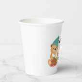 Beary Berry Eerste Verjaardag Aardbeien Schattige  Papieren Bekers (Rechts)