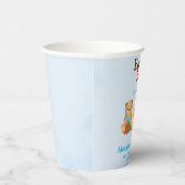 Beary Berry Schattige Aardbei Cub Verjaardagsfeest Papieren Bekers (Rechts)