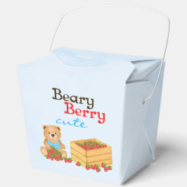 Beary Berry Schattige Blue Strawberry Cub voor kin Bedankdoosjes