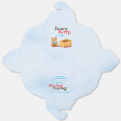 Beary Berry Schattige Blue Strawberry Cub voor kin Bedankdoosjes (Ongevouwen)
