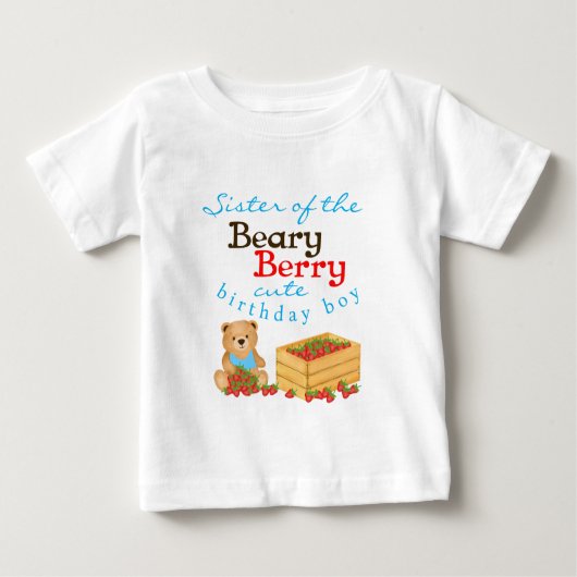 Beary Berry Schattige Cub's Strawberry Sister Verj (Voorkant)