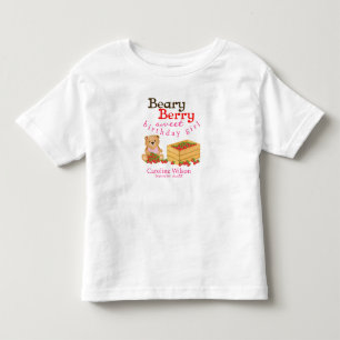 Beary Berry Sweet Cub en aardbeien Verjaardag Kinder Shirts