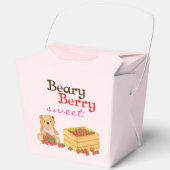 Beary Berry Sweet Pink Girly Strawberry Cub Bedankdoosjes (Voorkant)