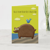 Beary Beste Valentijn Card Kaart (Voorkant)