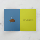 Beary Beste Valentijn Card Kaart (Binnen)