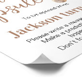 Beary Birthday Beer Balloon Time Capsule Poster (Hoek)