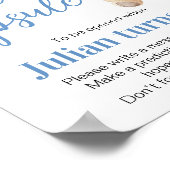 Beary Birthday Beer Blue Balloon Time Capsule Poster (Hoek)