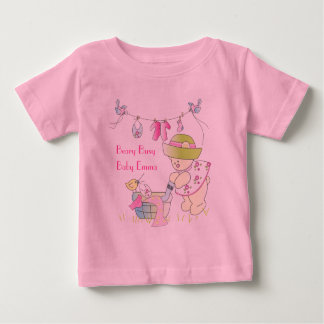 Beary Busy gepersonaliseerd Baby T-shirt