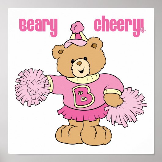 Beary Cheery Cheerlead Beer Poster (Voorkant)