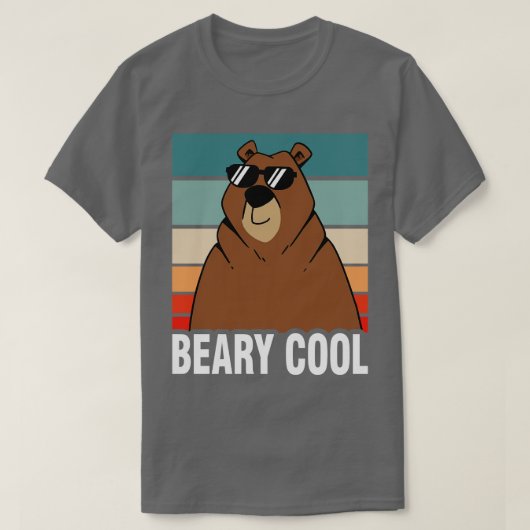 Beary Cool Brown Beer T-shirt (Design voorkant)