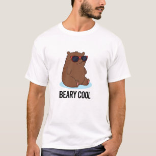Beary Cool Funny Brown Beer Pun T-shirt