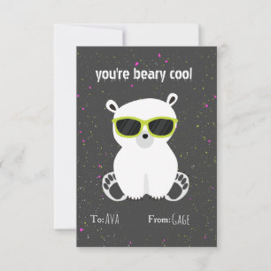 Beary Cool Polar Beer Sunglazen Kinder Valentijn