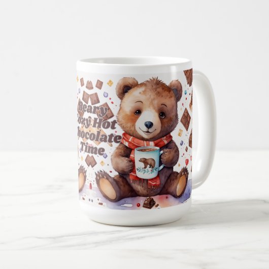 Beary Cozy Hot Chocolate Time mok (Voorkant rechts)
