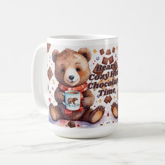 Beary Cozy Hot Chocolate Time mok (Voorkant links)
