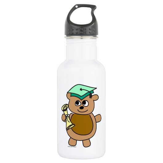 Beary Cute Afstuderen Waterfles (Voorkant)