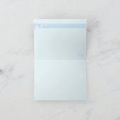 Beary Cute Het is een jongensaankondiging Bedankkaart (Binnen)