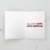 Beary Cute-kerstkaarten Feestdagen Kaart (Binnen)